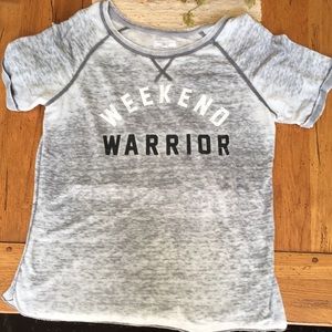 short sleeve crew neck weekend warrior
